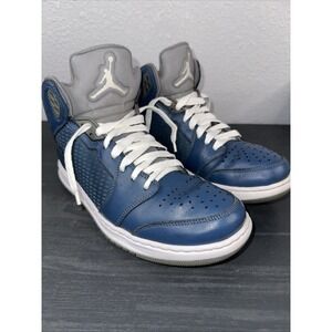 2013 Nike Air Jordan‎ Prime 5/Size 9 Gray Blue High Top Sneaker 429489-403 EUC